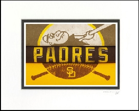 San Diego Padres Vintage T-Shirt Sports Art